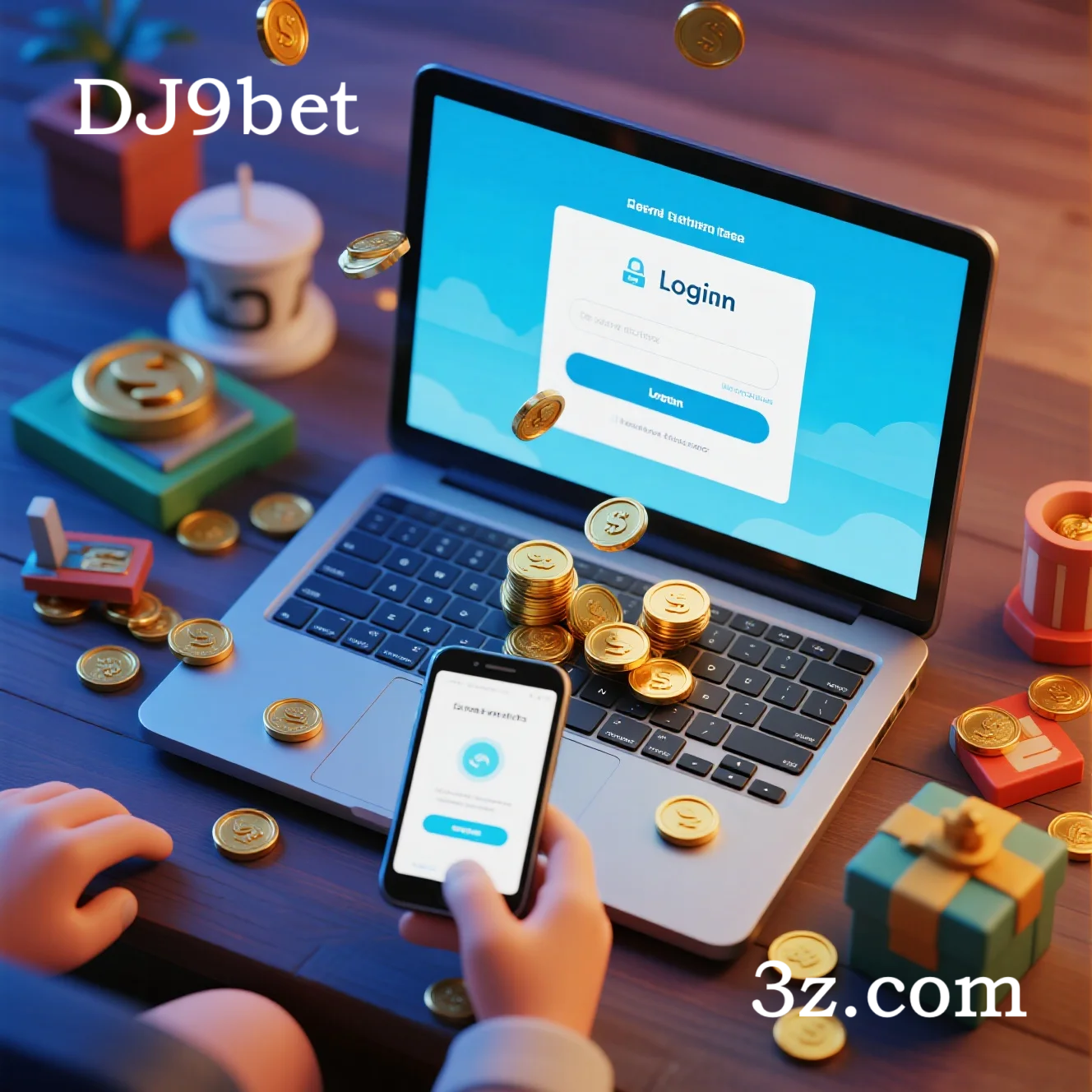 Criar uma nova Conta no plataforma DJ9bet